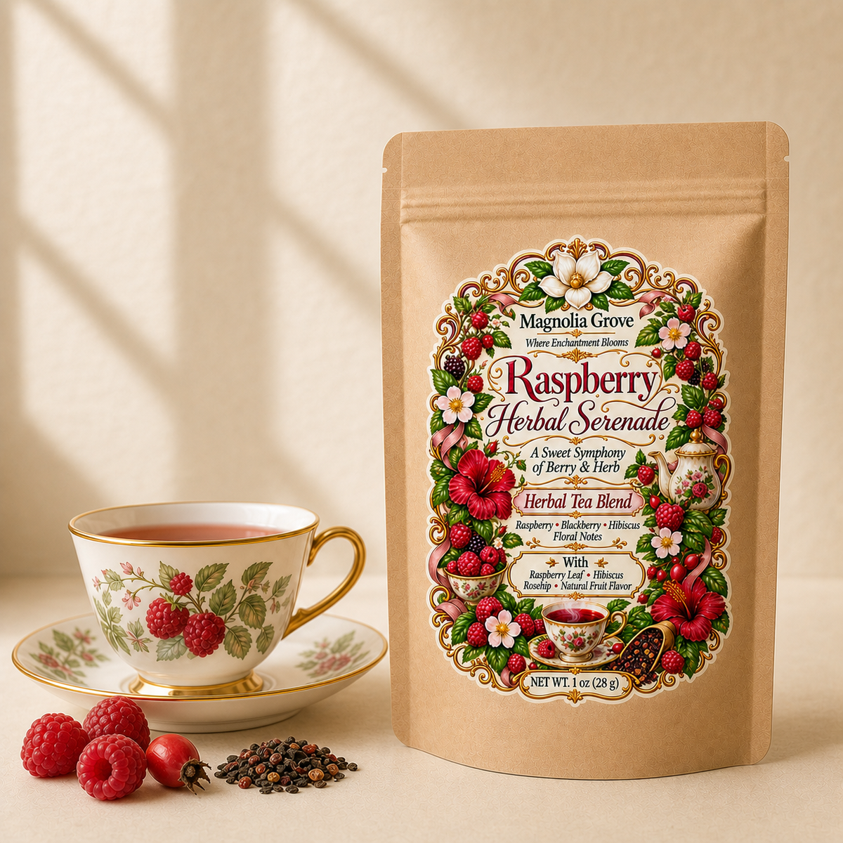 Raspberry Herbal Serenade