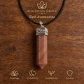 Red Aventurine pencil pendant — main branded image