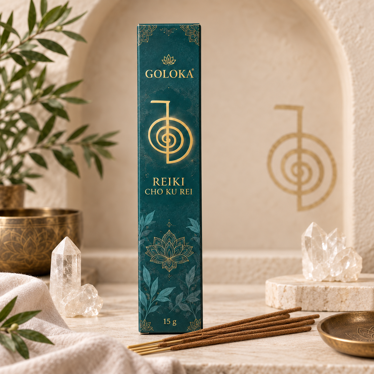 Goloka Reiki Cho Ku Rei Incense Sticks – 15 Gram Pack