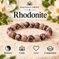 Rhodonite 8mm stretch bracelet hero