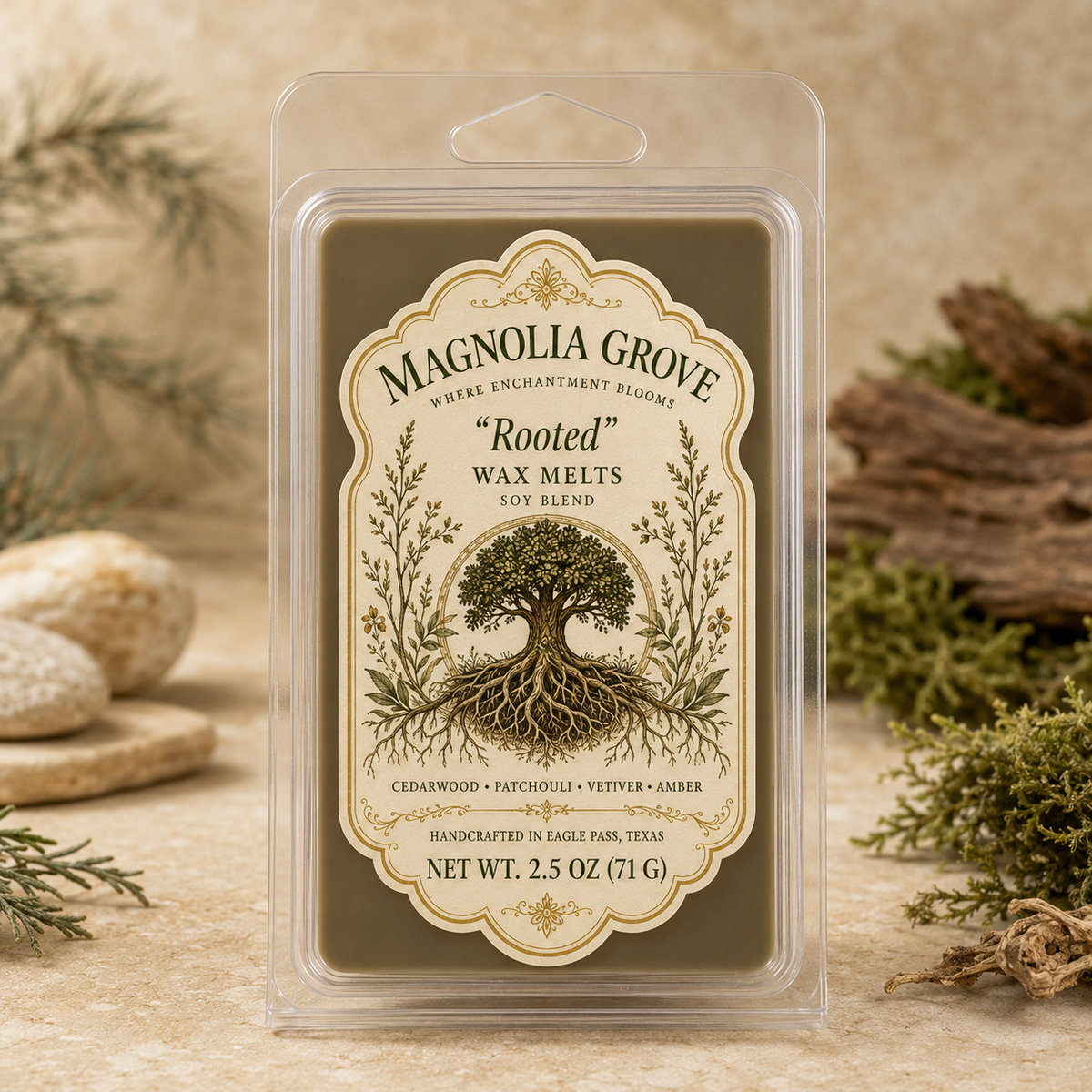 Magnolia Grove Rooted Wax Melts