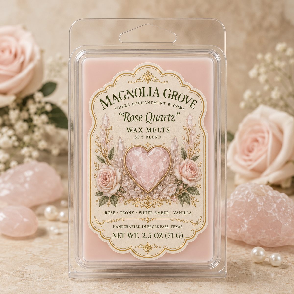Magnolia Grove Rose Quartz Wax Melts