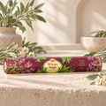 SAC White Sage incense, 20 sticks, displayed horizontally with sage on warm ivory stone