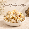 Sacred Frankincense Resin natural resin incense in an elegant ceramic bowl