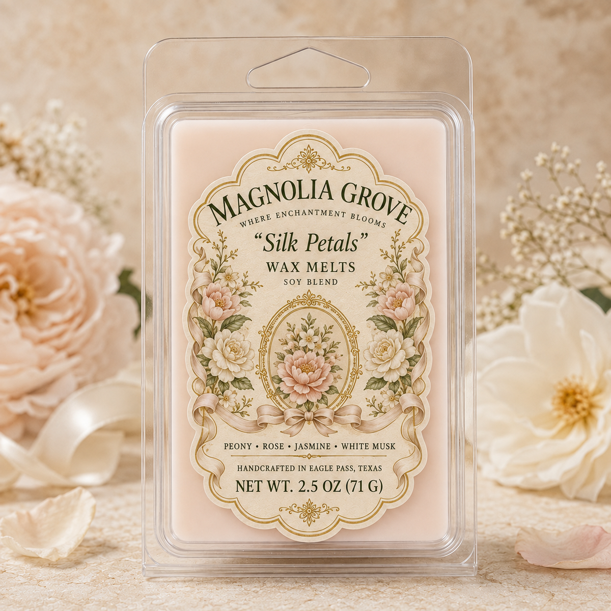 Magnolia Grove Silk Petals Wax Melts