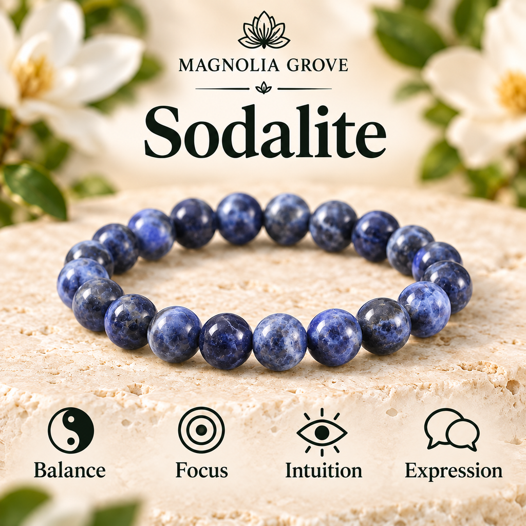 Sodalite 8mm stretch bracelet hero