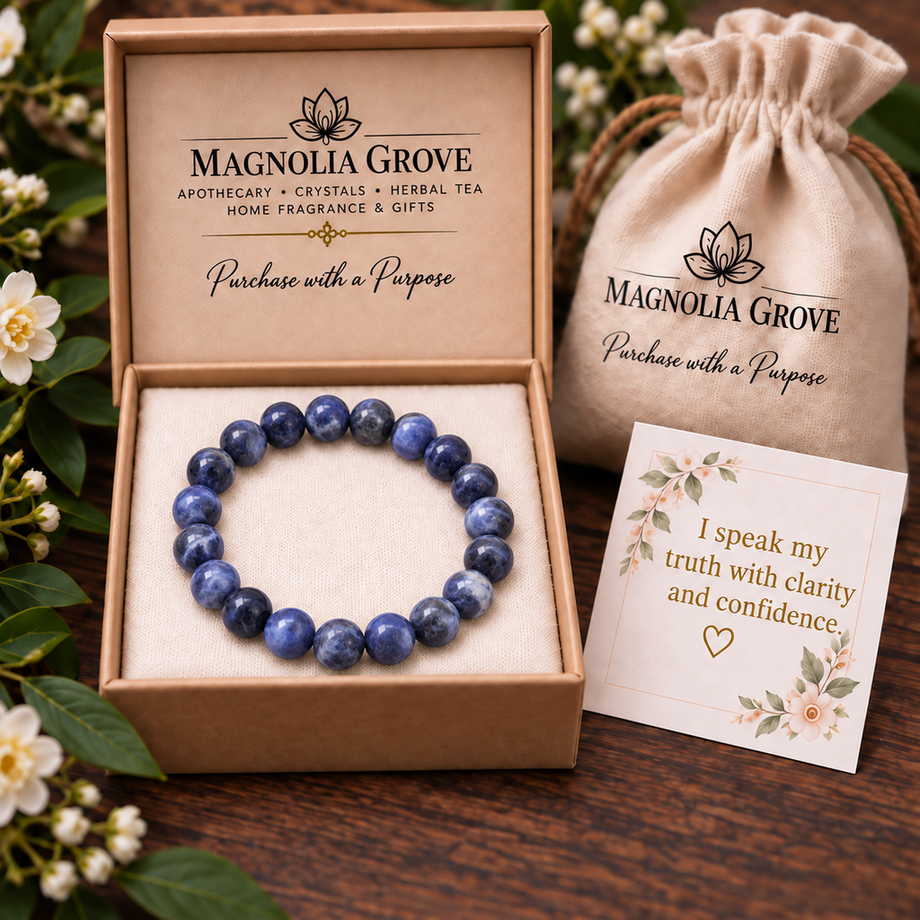 Sodalite 8mm stretch bracelet gift