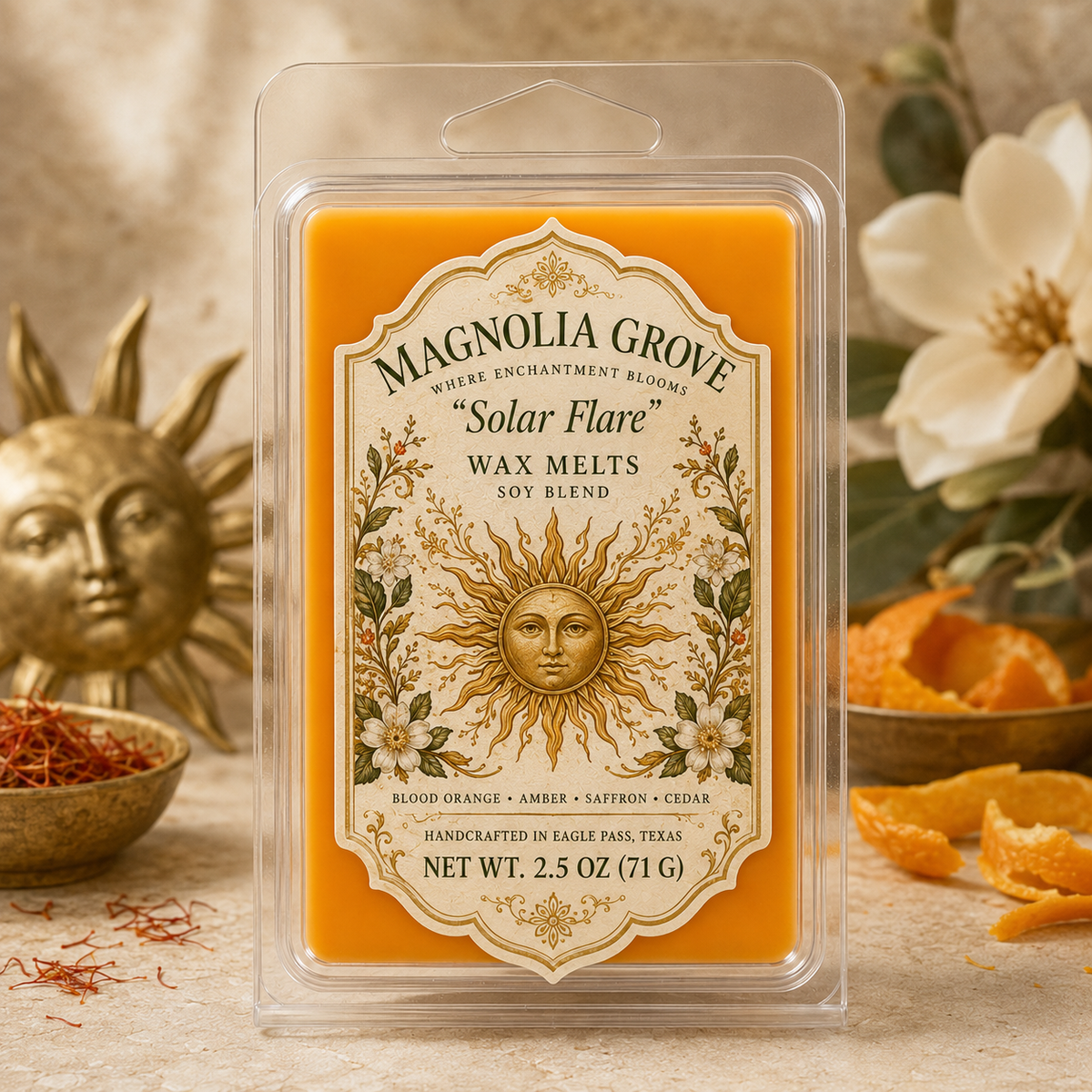 Magnolia Grove Solar Flare Wax Melts