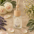Soothe Car Air Freshener — 8 mL glass bottle with wood cap