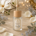Starlight Garden Car Air Freshener — 8 mL glass bottle with wood cap