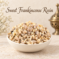 Sweet Frankincense Resin natural resin incense in an elegant ceramic bowl