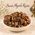 Sweet Myrrh Resin natural resin incense in an elegant ceramic bowl