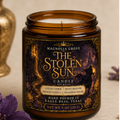 The Stolen Sun soy-blend candle from Magnolia Grove Gifts