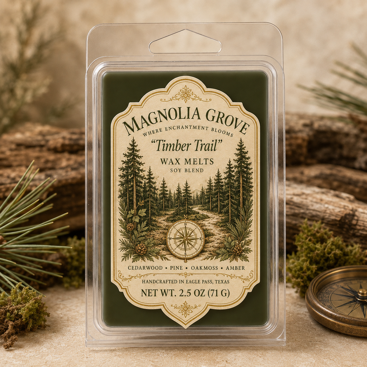 Magnolia Grove Timber Trail Wax Melts