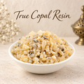 True Copal Resin natural resin incense in an elegant ceramic bowl