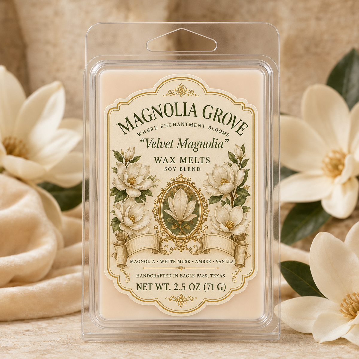 Magnolia Grove Velvet Magnolia Wax Melts