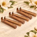 Flip-Top Wooden Incense Box Burners – Set of 6, 12 Inch