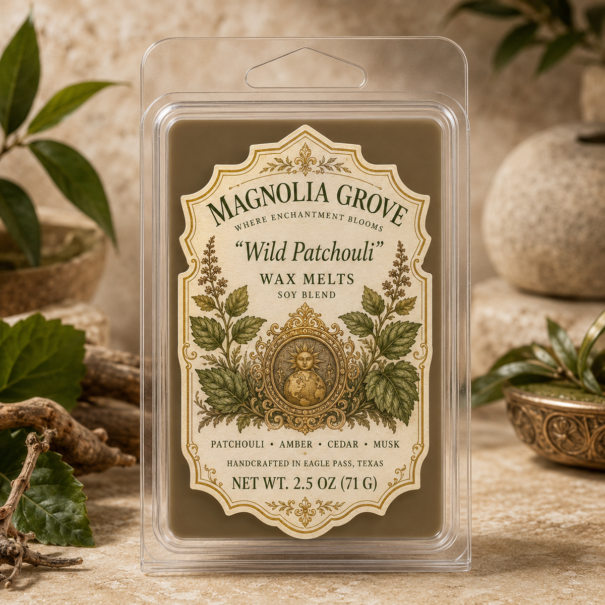 Magnolia Grove Wild Patchouli Wax Melts
