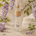 Wisteria Walk Car Air Freshener — 8 mL glass bottle with wood cap