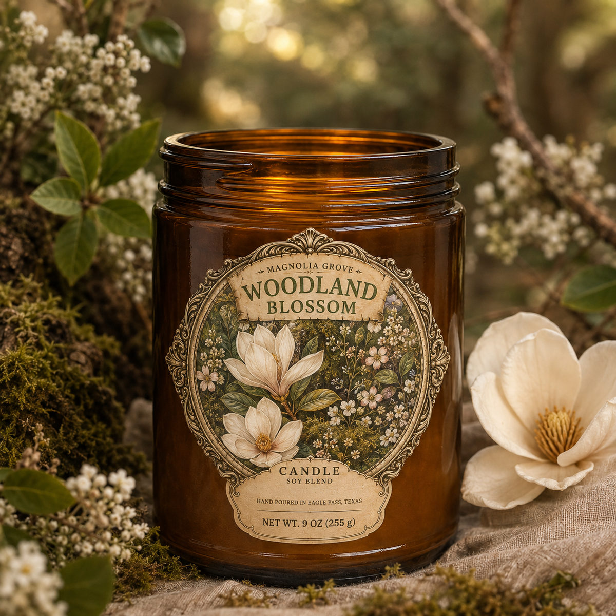 Woodland Blossoms Gift Pack — included candle: Woodland Blossom