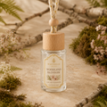 Woodland Blossom Car Air Freshener — 8 mL glass bottle with wood cap