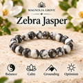 Zebra Jasper 8mm stretch bracelet hero